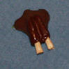 Dollhouse Miniature Popsicle, Melting, Chocolate
